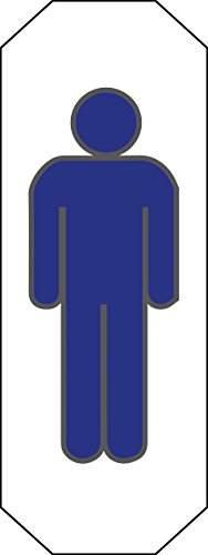 Pinter-Signum 82035P Hinweisschild 3D "Symbol Herren" von Pinter-Signum