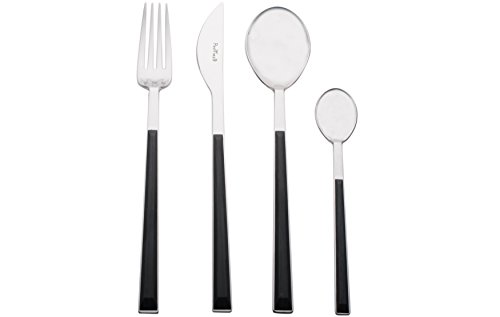 Pinti Sushi Queen for Red Vanilla Besteck-Set, Ebenholz, 24-teilig von PINTINOX