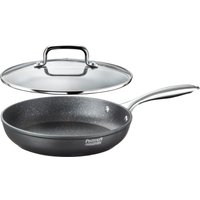 PINTINOX Bratpfanne "ST1" Aluminium Set, 3-lagige Antihaftbeschichtung, Induktionsgeeignet, inkl. Glasdeckel von Pintinox