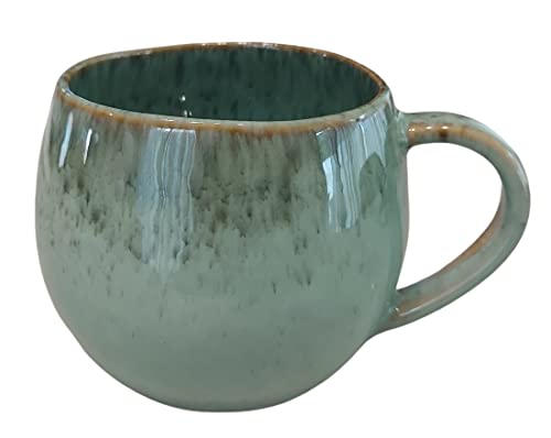 PintoCer - Tasse mit Griff, Steingut Keramik, ideal für Kaffee, Milch, Tee und Schokolade, spülmaschinen- und mikrowellengeeignet von PintoCer