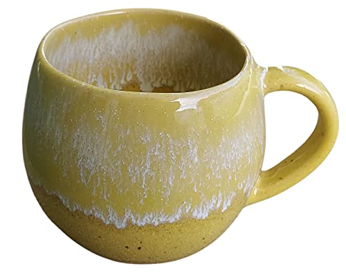 PintoCer - Tasse mit Griff, Steingut Keramik, ideal für Kaffee, Milch, Tee und Schokolade, spülmaschinenfest und mikrowellengeeignet von PintoCer