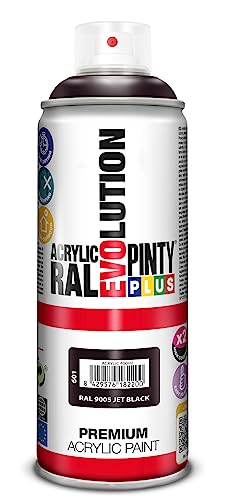 Pinty 601 Bombe 400 ml schwarz RAL 9005 Glänzend von EVOLUTION PINTY PLUS