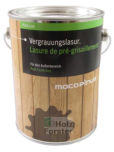 MOCOPINUS Alpincolor Vergrauungslasur V-1221 silbergrau, 2,50 Liter von MocoPinus