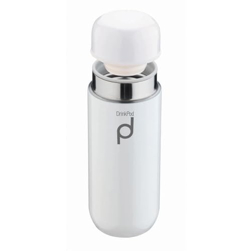 Pioneer DrinkPod Isolierflasche aus Edelstahl 0,2 L Doppelwandig Thermo-Lebensmittelbehälter 6 Stunden Heiß 24 Stunden Kühl Auslaufsicher BPA-Frei - Weiß von DRINKPOD