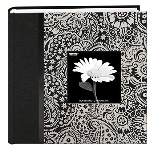 Pioneer 200 Pocket Black and White Fabric Frame Cover Photo Album, Lana von Pioneer Photo Albums