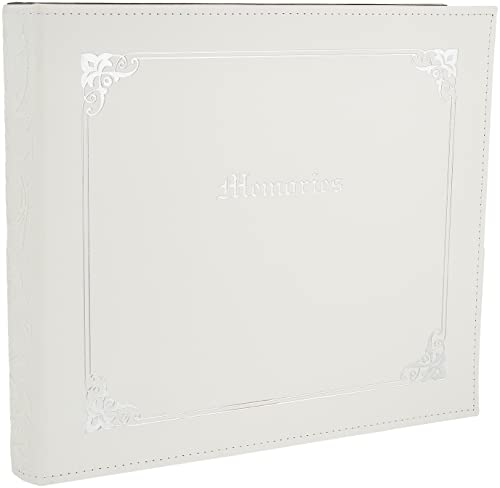 Pioneer 30,5 x 30,5 cm 3-Ring-genähter Italienischer Einband, Scrapbook-Ordner, weiß von Pioneer Photo Albums
