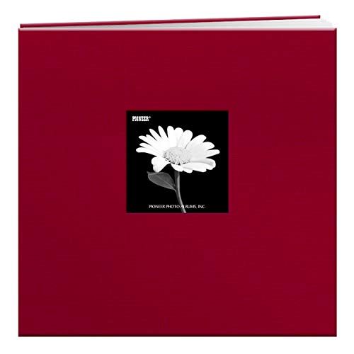 Pioneer 30,5 x 30,5 cm Buch, Stoffeinband, Album mit Fenster, rot, Apple Red, 30,5 x 30,5 cm von Pioneer Photo Albums