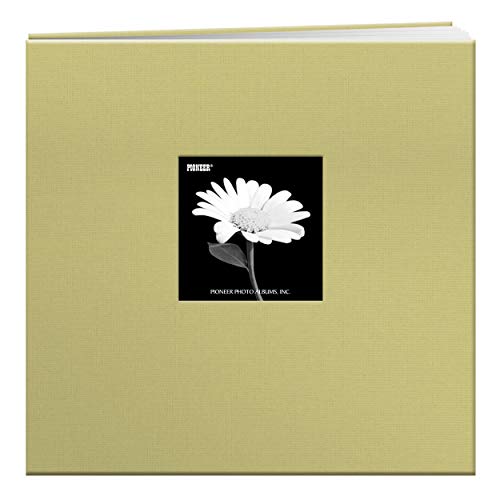 Pioneer 30,5 x 30,5 cm Buch, Stoffeinband, Album mit Fenster, rot, Soft Yellow, 30,5 x 30,5 cm von Pioneer Photo Albums