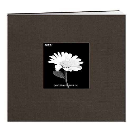 Pioneer 30,5 x 30,5 cm Buch, Stoffeinband, Album mit Fenster, rot, Warm Mocha, 8"X8" von Pioneer Photo Albums