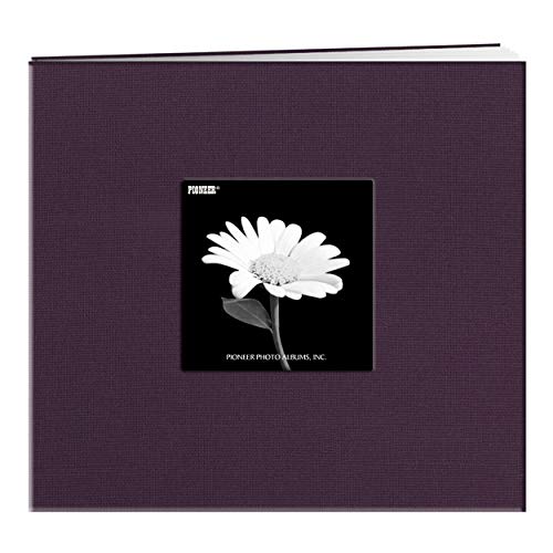 Pioneer 30,5 x 30,5 cm Buch, Stoffeinband, Album mit Fenster, rot, Wildberry Purple, 8"X8" von Pioneer Photo Albums