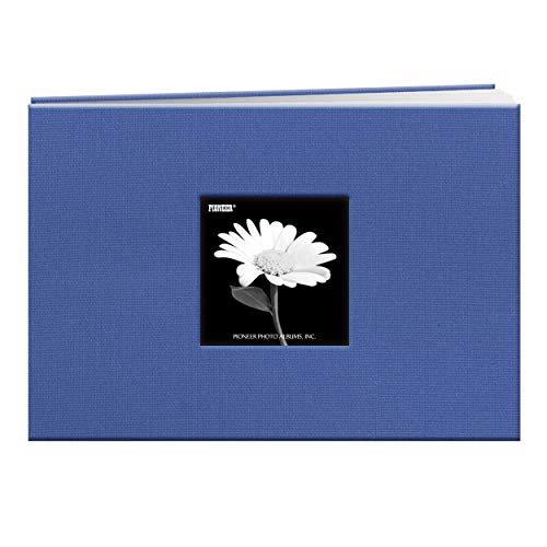 Pioneer 30,5 x 30,5 cm Buch, Stoffeinband, Album mit Fenster, rot, himmelblau, 5"x7" von Pioneer Photo Albums