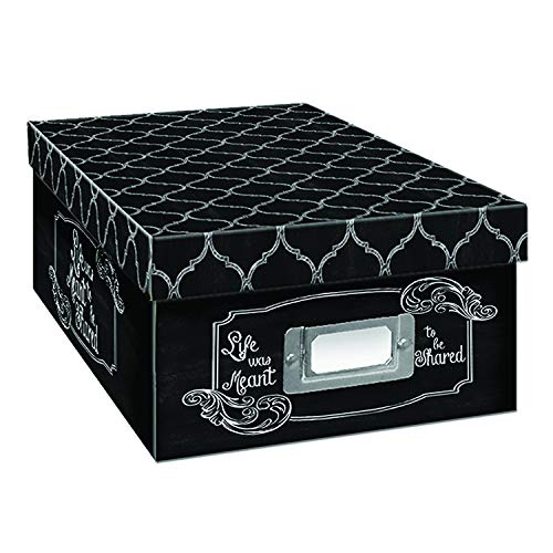 Pioneer Foto Alben b-1bw/CHEV Chevron Design Foto Aufbewahrungsbox Elektrisch Chalkboad Shared Design von Pioneer Photo Albums