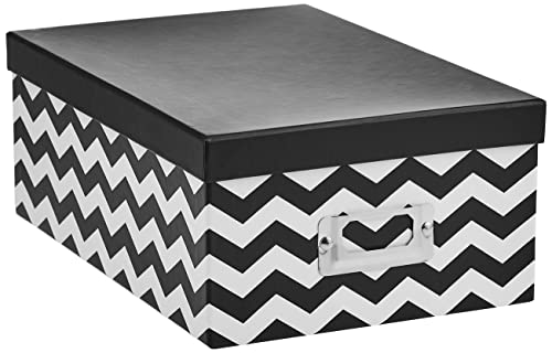 Pioneer Foto Alben b-1bw/CHEV Chevron Design Foto Aufbewahrungsbox Modern Chevron Design von Pioneer Photo Albums