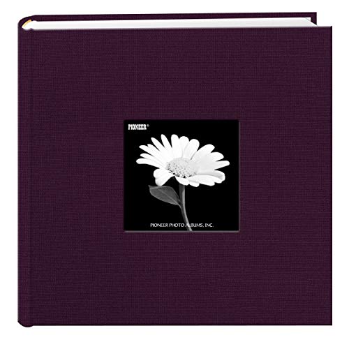 Pioneer Fotoalbum mit Fotofächern und Fotorahmen-Einband aus Stoff Sweet Plum Pioneer Fotoalbum mit Fotofächern und Fotorahmen-Einband aus Stoff Sweet Plum von Pioneer Photo Albums