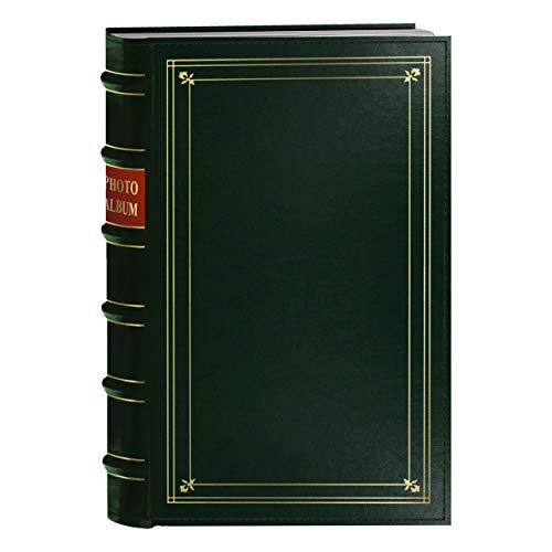 Pioneer Photo 204-Pocket Ring Bound Photo Album for 4 by 6-Inch Prints, Hunter Green Bonded Leather with Gold Accents Cover Pioneer Photo 204-Pocket Ring Bound Photo Album for 4 by 6-Inch Prints, Hunter Green Bonded Leather with Gold Accents Cover von Pioneer Photo Albums