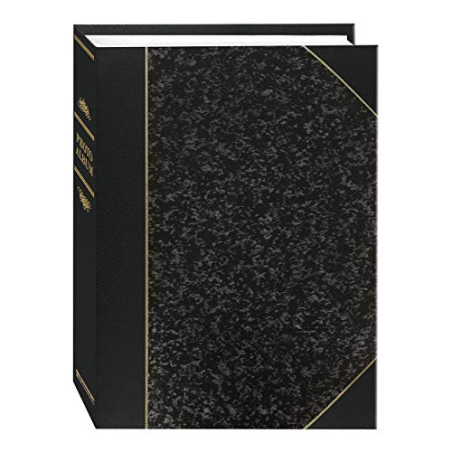 Pioneer Photo Albums 50-Pocket Silver Marble and Black Ledger Style Leatherette Cover Photo Album for 5 by 7-Inch Prints von Pioneer Photo Albums