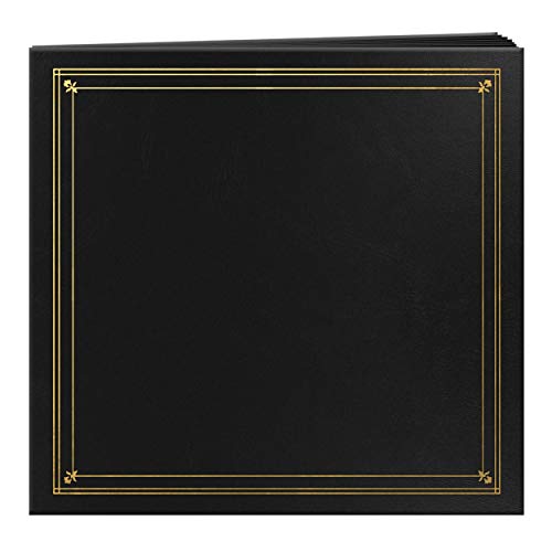 Pioneer Photo Albums BSP-46/BK Fotoalbum mit 204 Einsteckfächern, mit Kunstledereinband, für 10 x 15 cm, Schwarz von Pioneer Photo Albums