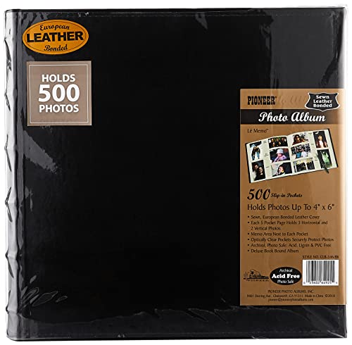 Pioneer Photo Albums CLB-546/BK Extra Large Capacity Fotoalbum, schwarz, 500 Pocket 4x6 von Pioneer Photo Albums