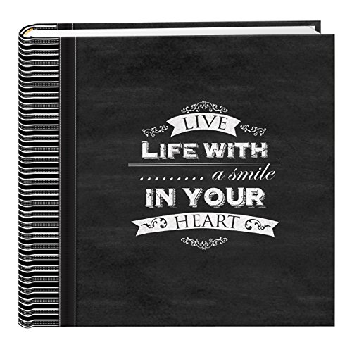 Pioneer Photo Albums 200 Pocket Chalkboard Smile Zoll Thema Fotoalbum für 10,2 x 15,2 cm Drucke Material von Pioneer Photo Albums