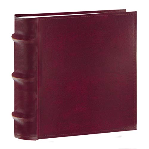 Pioneer Photo Albums Fotoalbum mit 100 Taschen aus Lederfaserstoff, für 10 x 15 cm, Burgunderrot von Pioneer Photo Albums