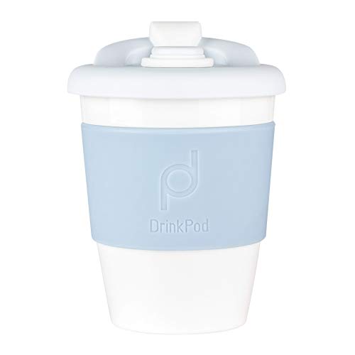 DrinkPod RCP-340/W wiederverwendbarer BPA-frei 340 ml 12 oz Kaffeebecher/Reisetasse aus Kunststoff – Winter, WEIβ von Pioneer