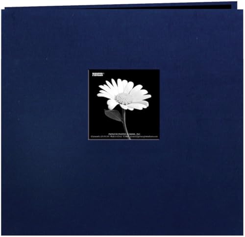 Pioneer 12 x 12-inch Book Cloth Cover Post Bound Album, Regal Navy von Pioneer