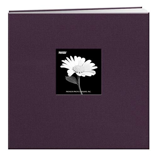 Pioneer 30,5 x 30,5 cm Buch, Stoffeinband, Album mit Fenster, rot, Wildberry Purple, 30,5 x 30,5 cm von Pioneer Photo Albums