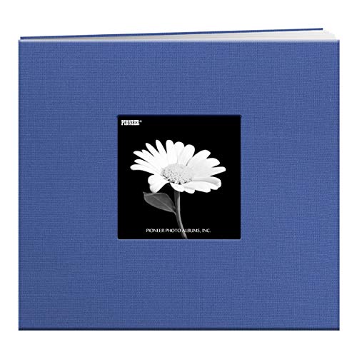 Pioneer 30,5 x 30,5 cm Buch, Stoffeinband, Album mit Fenster, rot, himmelblau, 8"X8" von Pioneer Photo Albums