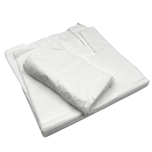 Pioneer Hemdchentragetaschen 30+20x60 cm Weiß Plastiktüten HDPE Tragetaschen Einkaufstüten Hemdchenbeutel geeignet für Lebensmittel (500) von Pioneer