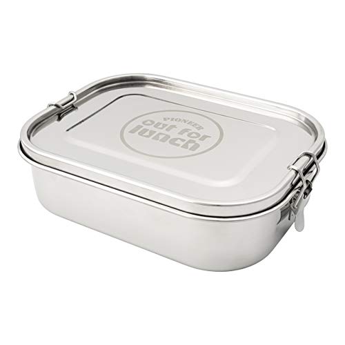 Pioneer SSLB-1400/1 Out for Lunch auslaufsicheres, ofenfestes Lunchbox aus hochwertigem Edelstahl – Hochglanzpolitur, 1400ML, mit Göffel und Strohhalm, 18/10 Pioneer SSLB-1400/1 Out for Lunch auslaufsicheres, ofenfestes Lunchbox aus hochwertigem Edelstahl – Hochglanzpolitur, 1400ML, mit Göffel und Strohhalm, 18/10 von Pioneer