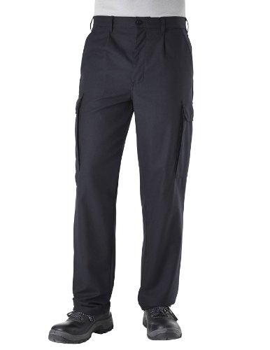 Pionier ® workwear Herren Cargohose mit Gummizug in schwarz (Art.-Nr. 8302) Größe 25 von Pionier Workwear