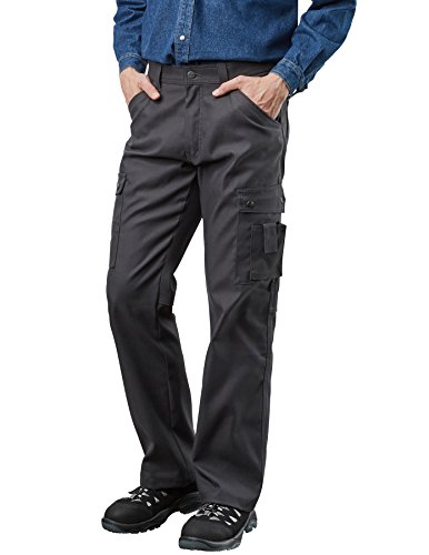 Pionier 2258-46 Cargo Stretchhose Denim Canvas, Dunkelgrau, 46 von Pionier Workwear