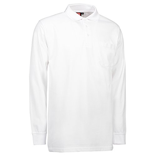 Pionier 41086-5XL Poloshirt 326 PRO Wear mit Tasche Größe 5XL in weiß von Pionier