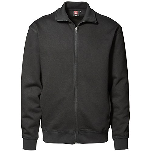 Pionier 41342-XXL Sweatshirtjacke "622" Größe in Schwarz, XXL von Pionier