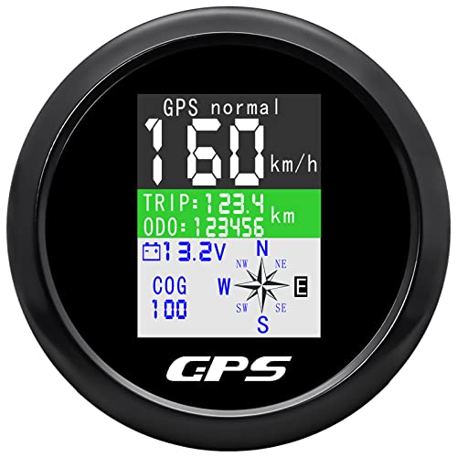 85mm Boot Geschwindigkeitsmesser GPS Tacho Digitale Geschwindigkeitsmessgerät Kilometerzähler WasserdichterTachometer Messgerät für Auto Boot Yac 85mm Boot Geschwindigkeitsmesser GPS Tacho Digitale Geschwindigkeitsmessgerät Kilometerzähler WasserdichterTachometer Messgerät für Auto Boot Yac von Piousunt