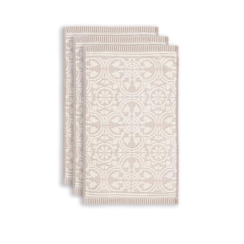 Gästehandtücher Tile de Pip Khaki UV UV 30x50 Set a 3 von Pip Studio