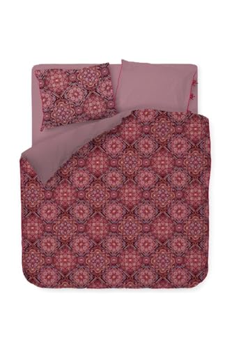 PiP Studio Bettwäsche Il Mosaico Dark red 1 Bettbezug 200 x 200 cm + 2 Kissenbezüge 80 x 80 cm von Pip Studio