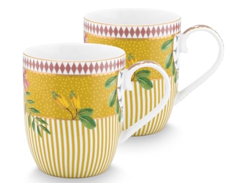 PIP STUDIO 51002378 La Majorelle Henkelbecher gelb 0,145 l Set2 (1 Set) von Pip Studio