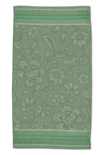 Pip Studio Badetuch Jasmin Jacquard Grün 55x100cm von Pip Studio