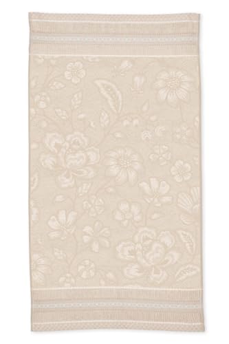 Pip Studio Badetuch Jasmin Jacquard Sand 55x100cm von Pip Studio