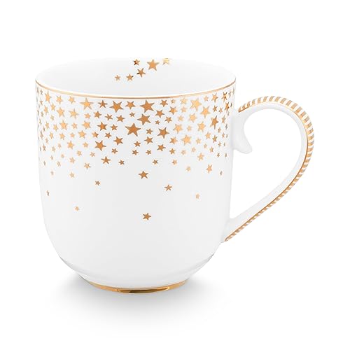 Pip Studio Becher klein Christmas | Weiss - 260 ml von PiP Studio