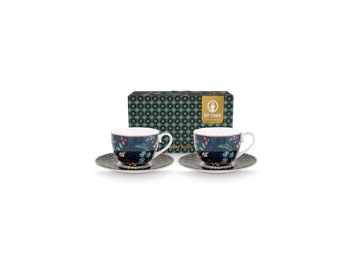 PIP STUDIO Berry Blues Kaffeetasse m.U. blau 280ml Set2 von PIP STUDIO