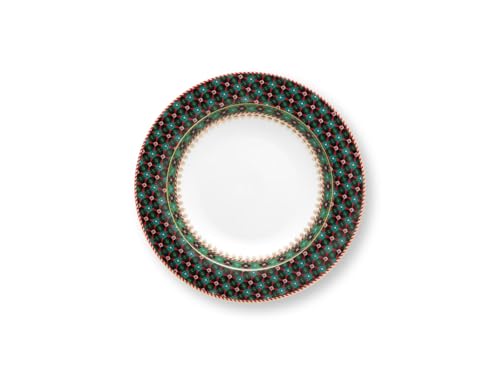 Pip Studio Berry Blues Suppenteller Clover Green 21,5cm von Pip Studio