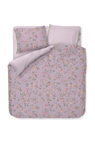 Pip Studio Bettwäsche La Dolce Vita Lila Perkal Zweige Blüten Blätter Blumen Knospen Früchte, Größe:200 cm x 200 cm Pip Studio Bettwäsche La Dolce Vita Lila Perkal Zweige Blüten Blätter Blumen Knospen Früchte, Größe:200 cm x 200 cm von Pip Studio