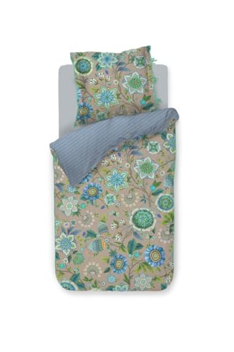 Pip Studio Bettwäsche-Garnitur Viva La Vida Farbe Blau Größe 80x80 von Pip Studio