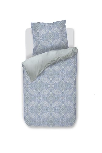 Pip Studio Bettwäsche Set Moon Flower (Hellblau, 135x200 + 1x 80x80) von Pip Studio