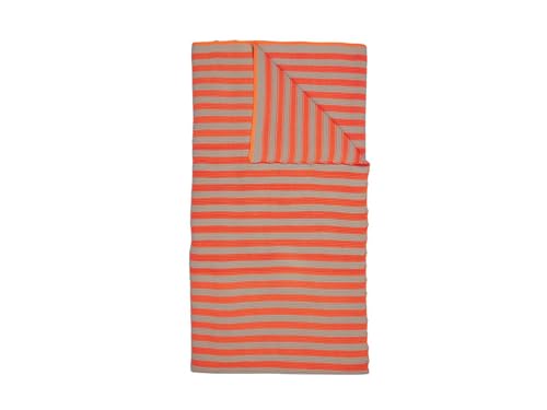 Pip Studio Bonsoir Stripe Tagesdecke gestrickt Throw orange 130x170 (1Stück) von Pip Studio