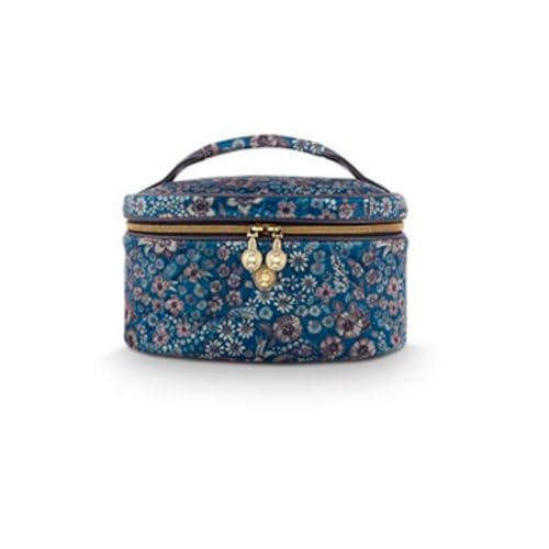 Pip Studio Cleo Kosmetiktasche gesteppt Daisy Dreams blau 26cm von Pip Studio