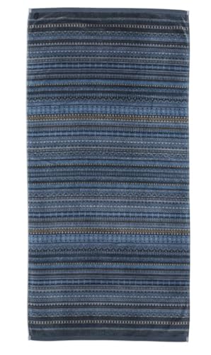 Pip Studio Geometric Print Duschtuch Dark Blue 70x140cm (1 Stück) von Pip Studio