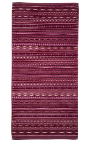 Pip Studio Geometric Print Duschtuch Dark pink 70x140cm (1 Stück) von Pip Studio